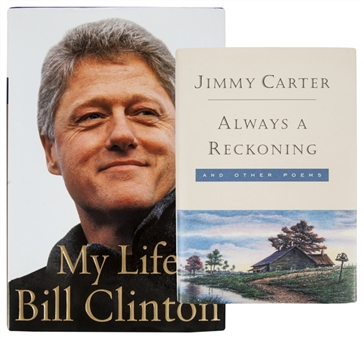 Bill Clinton "My Life" and Jimmy Carter "Always A Reckoning" Lot of (2) Signed Books -(JSA LOA & COA)